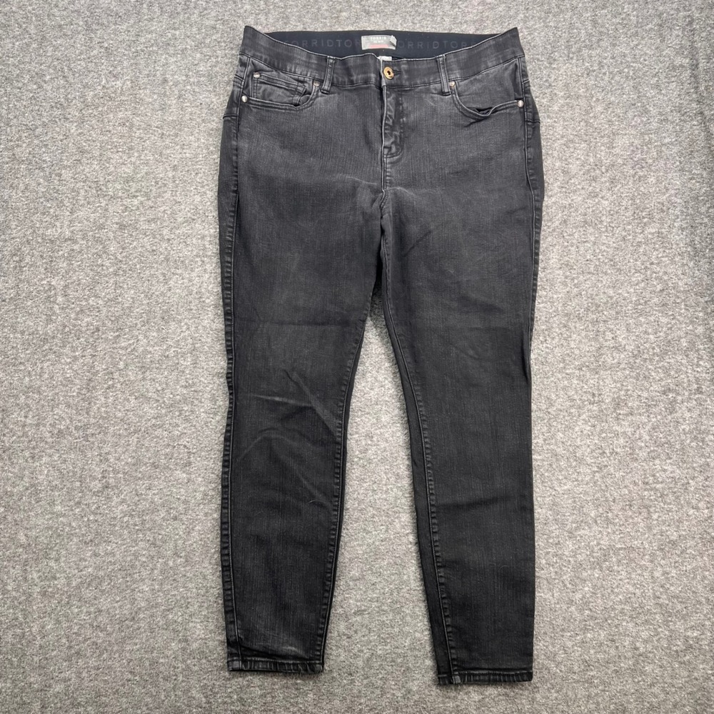 Torrid Bombshell Skinny Jeans Womens 18R Faded Black Premium Stretch High Rise
